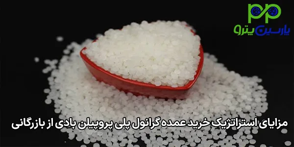 مزایای استراتژیک خرید عمده گرانول پلی پروپیلن بادی از بازرگانی مزایای استراتژیک خرید عمده گرانول پلی پروپیلن بادی از بازرگانی